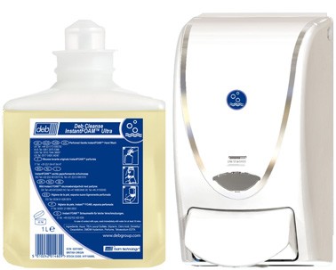 Deb® ProLine weiß/chrom 1 Liter Spender